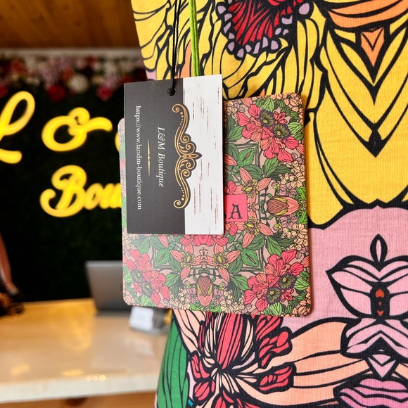 Nuvula Golden Garden Maxi Dress - Picture 4 of 8